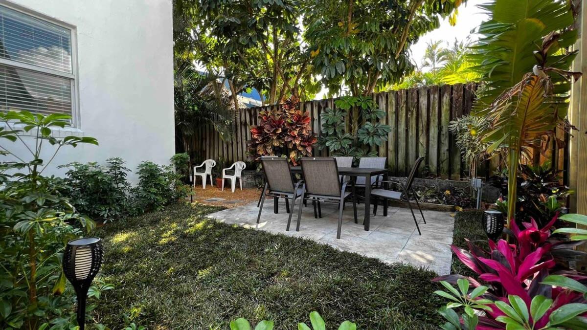 Charming 2 Bedroom Apartment In Victoria Park Fort Lauderdale Exterior foto